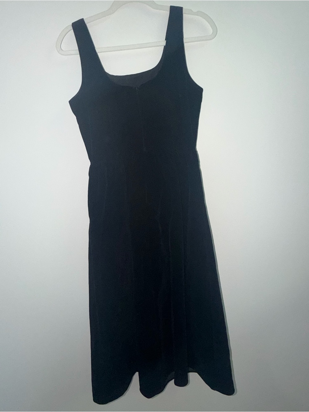 Cider Velvet Rhinestone Ruffle Maxi Dress - Picture 7 of 8
